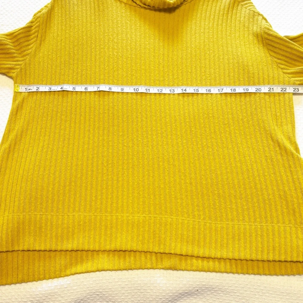 Anthropologie Maeve Vanna Cowl Neck Sweater in Marigold‎ size Small